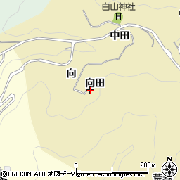 愛知県豊田市漆畑町向田10周辺の地図