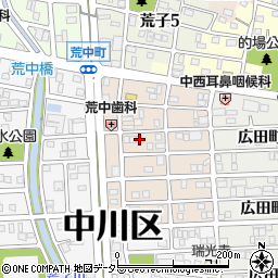 愛知県名古屋市中川区草平町1丁目63周辺の地図