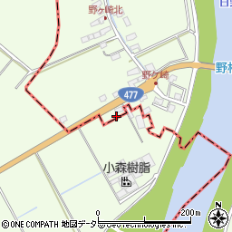 滋賀県近江八幡市野村町4556周辺の地図