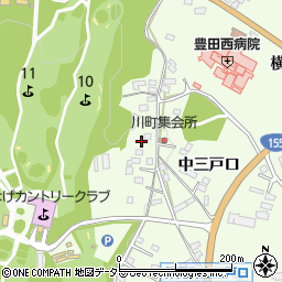 愛知県豊田市保見町小黒実37周辺の地図