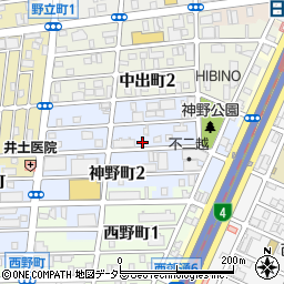愛知県名古屋市熱田区神野町周辺の地図