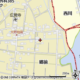 愛知県愛西市大野町郷前41周辺の地図