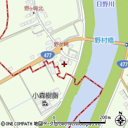 滋賀県近江八幡市野村町4525周辺の地図