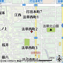 愛知県名古屋市中川区法華西町2丁目22周辺の地図