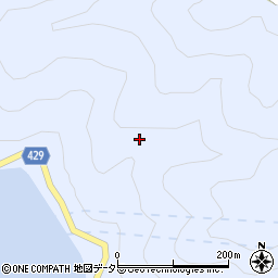 愛知県豊根村（北設楽郡）古真立（白ノ沢）周辺の地図
