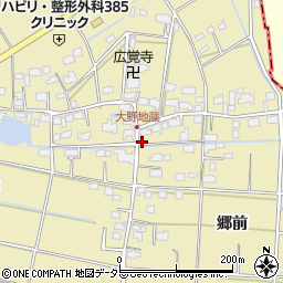 愛知県愛西市大野町郷前1周辺の地図