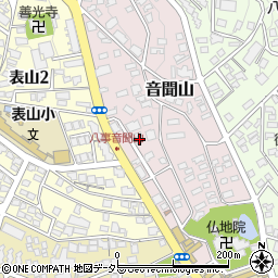 愛知県名古屋市天白区音聞山1040周辺の地図