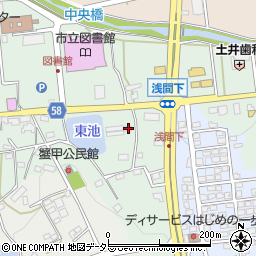 愛知県日進市蟹甲町中屋敷429周辺の地図