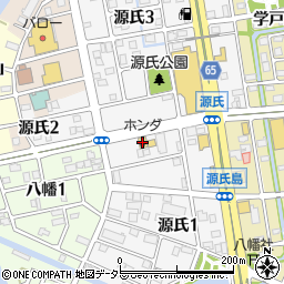 ホンダドリーム名古屋西周辺の地図