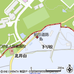愛知県みよし市福谷町下り松25-1周辺の地図