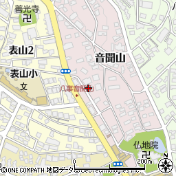 愛知県名古屋市天白区音聞山1039周辺の地図