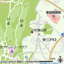 愛知県豊田市保見町（小黒実）周辺の地図