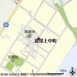 滋賀県東近江市建部上中町344-2周辺の地図
