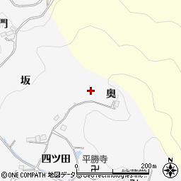 愛知県豊田市綾渡町奥2周辺の地図