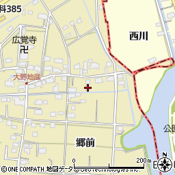 愛知県愛西市大野町郷前29周辺の地図