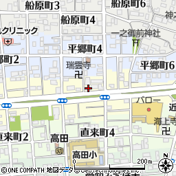 愛知県名古屋市瑞穂区豆田町4丁目7周辺の地図