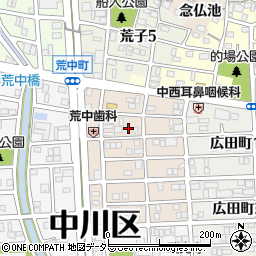 愛知県名古屋市中川区草平町1丁目50周辺の地図