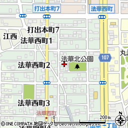 愛知県名古屋市中川区法華西町99周辺の地図