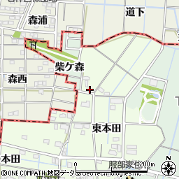 愛知県弥富市五之三町東本田16周辺の地図