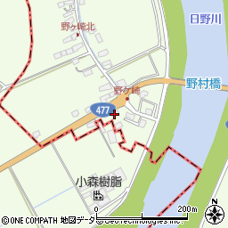 滋賀県近江八幡市野村町4549周辺の地図