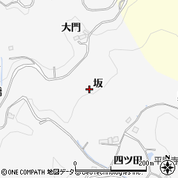 愛知県豊田市綾渡町坂周辺の地図