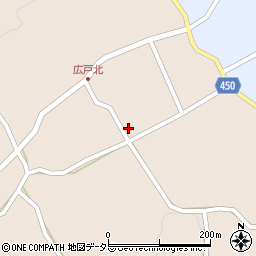 岡山県津山市市場1353周辺の地図