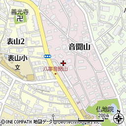 愛知県名古屋市天白区音聞山1038周辺の地図