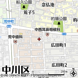 愛知県名古屋市中川区草平町1丁目27周辺の地図
