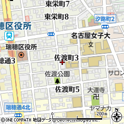名古屋市役所　健康福祉局瑞穂区東部いきいき支援センター周辺の地図