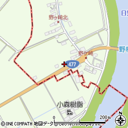 滋賀県近江八幡市野村町2578-1周辺の地図