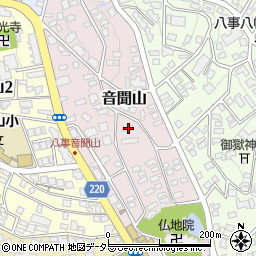 愛知県名古屋市天白区音聞山1301周辺の地図