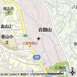 愛知県名古屋市天白区音聞山1037周辺の地図
