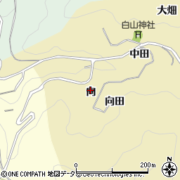 愛知県豊田市漆畑町向周辺の地図
