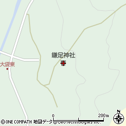鎌足神社周辺の地図