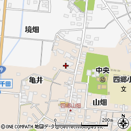 愛知県豊田市四郷町山畑73周辺の地図