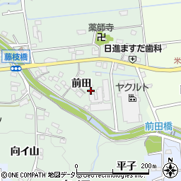 愛知県日進市藤枝町前田75周辺の地図