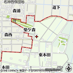 愛知県弥富市五之三町東本田19周辺の地図