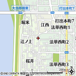 愛知県名古屋市中川区中須町辻ノ上161周辺の地図