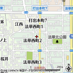 愛知県名古屋市中川区法華西町2丁目27周辺の地図