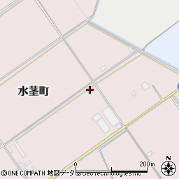 滋賀県近江八幡市水茎町320周辺の地図