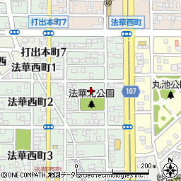 愛知県名古屋市中川区法華西町93周辺の地図