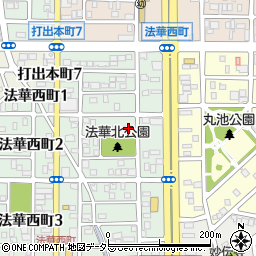 愛知県名古屋市中川区法華西町95周辺の地図