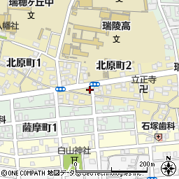 中日カラー瑞穂店周辺の地図