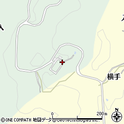 愛知県豊田市足助町鬼ケ窪周辺の地図