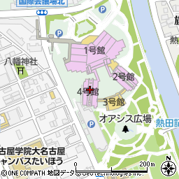 名古屋国際会議場　白鳥ホール周辺の地図