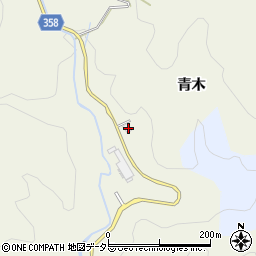 愛知県豊田市井ノ口町青木周辺の地図