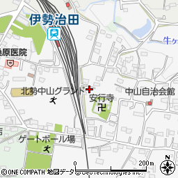 三重県いなべ市北勢町中山166周辺の地図