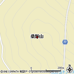静岡県榛原郡川根本町桑野山周辺の地図
