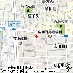 愛知県名古屋市中川区草平町1丁目22周辺の地図