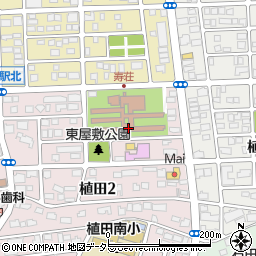 名古屋市寿荘周辺の地図